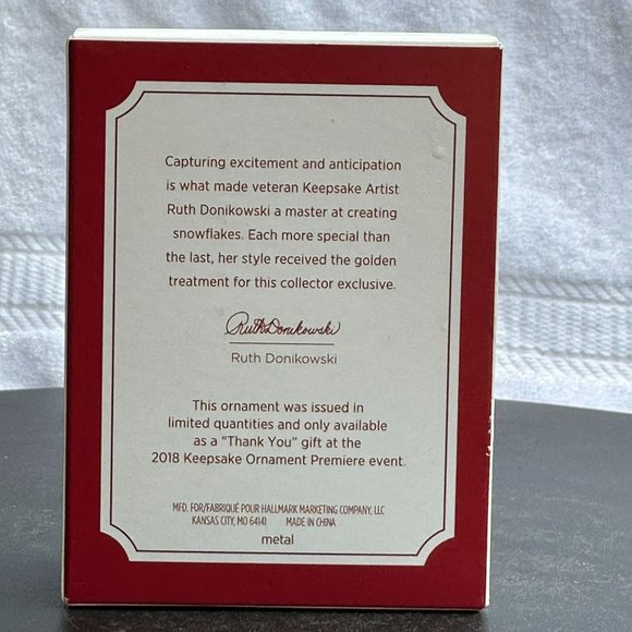 A Glistening Gift for You Hallmark Keepsake Christmas Tree Ornament from 2018 - Picture 4 of 6